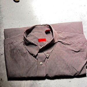 Mens Izod Check Shirt in 100% cotton Size XL